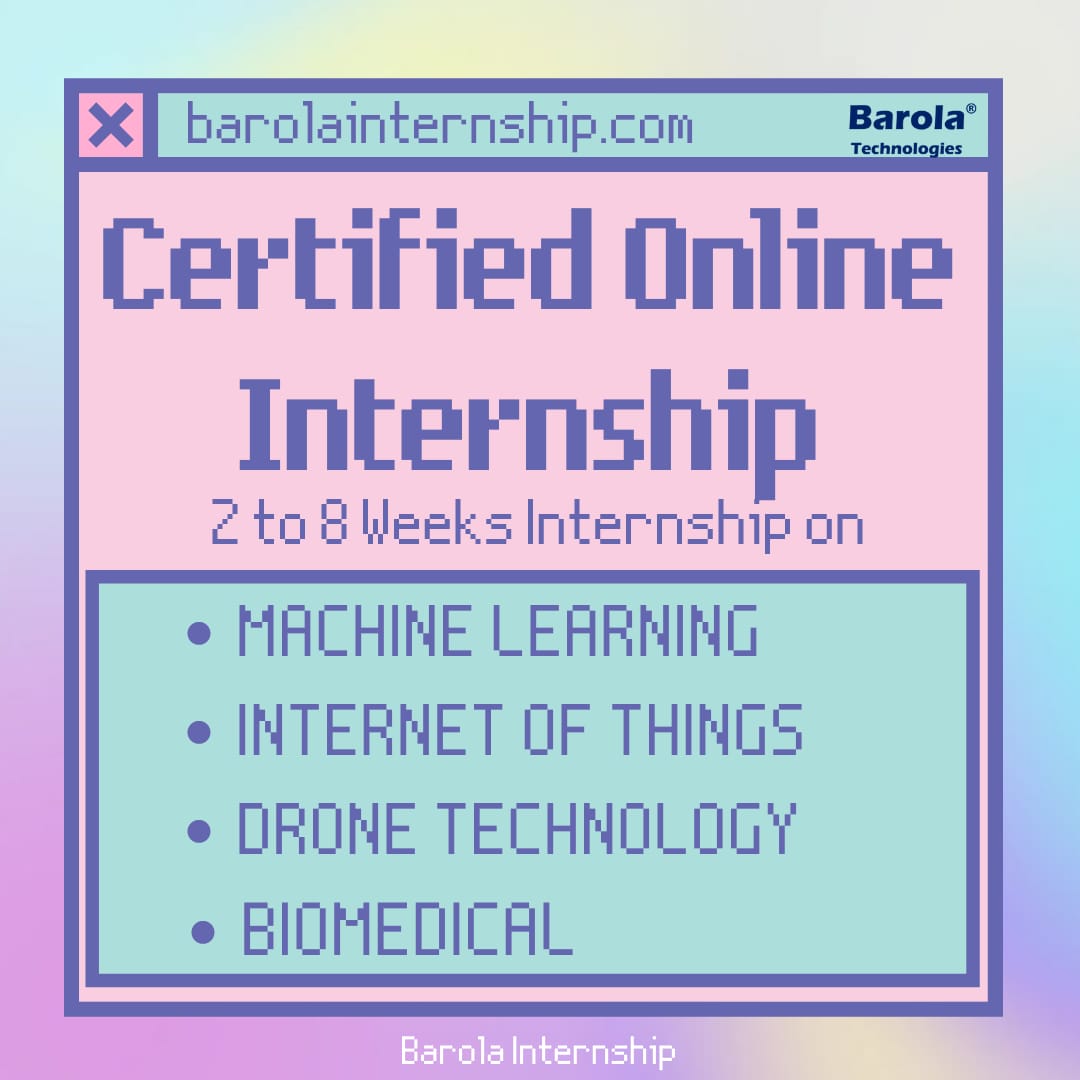 15 to 60 Days Certified Online Internship