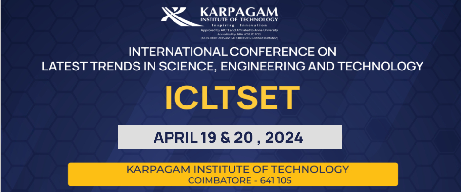International Conference on Latest Trends in Science, Engineering and Technology ICLTSET'24