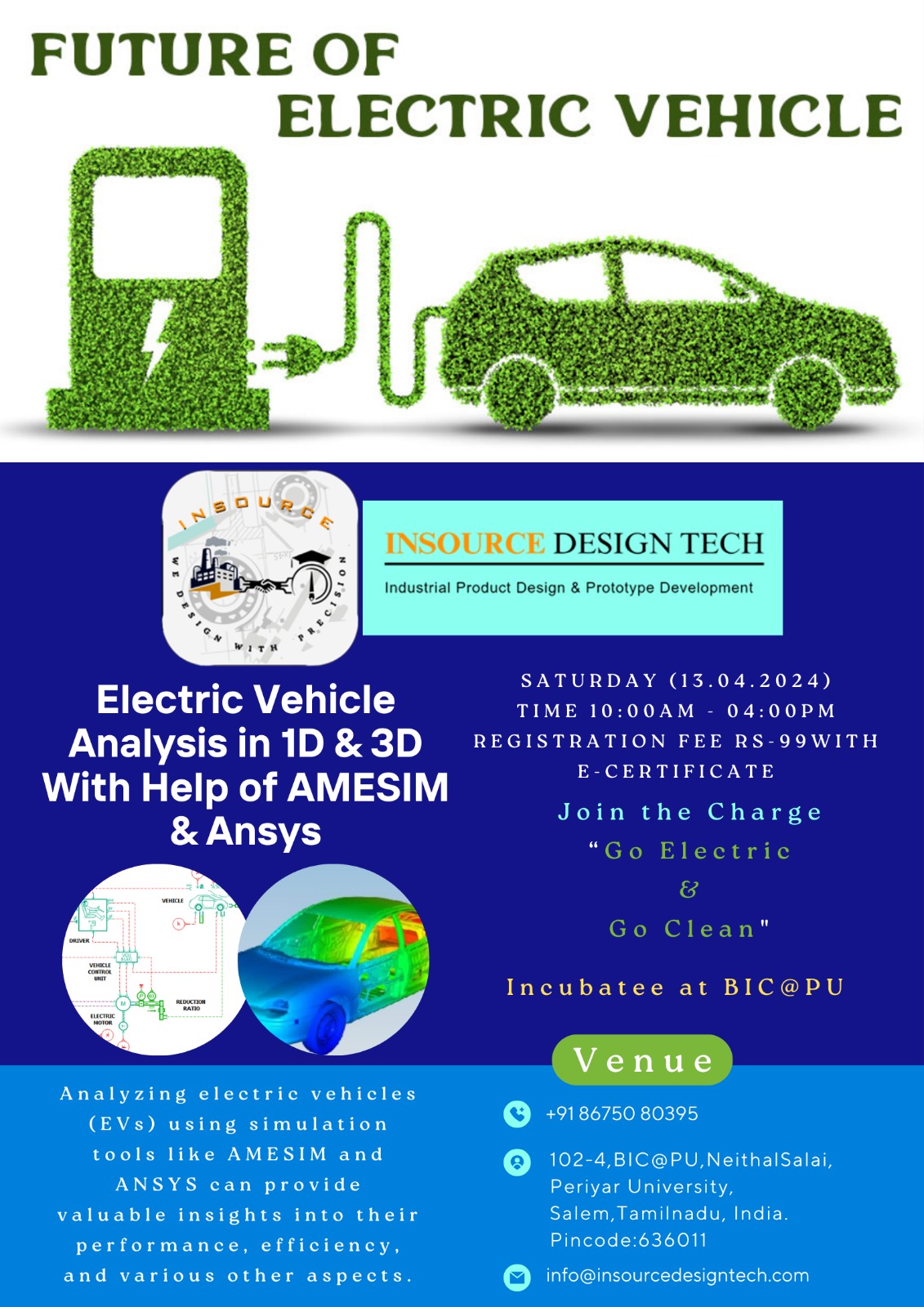 Electric Vehicle Design and Analysis 2024