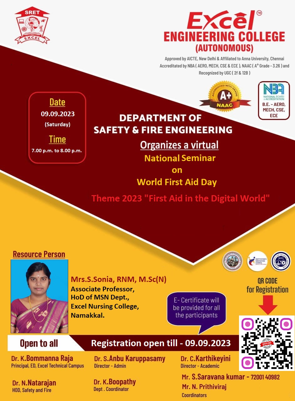 National Seminar on "First Aid in the Digital World" 2023