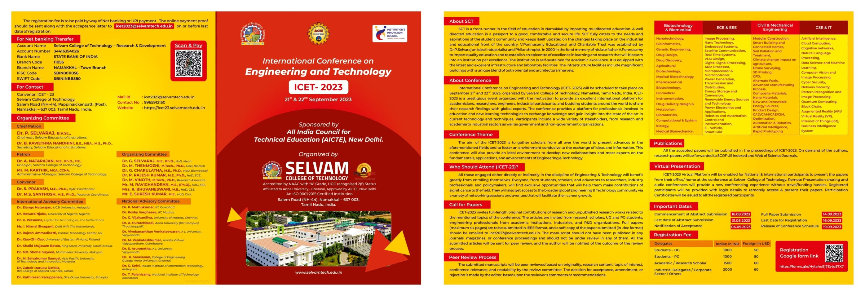 International Conference on Engineering and Technology ICET 2023