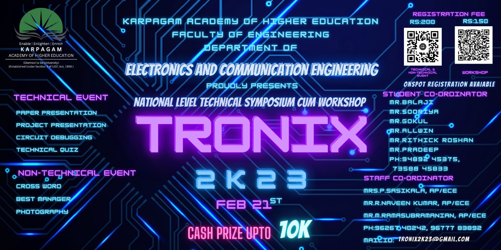 Tronix 2K23