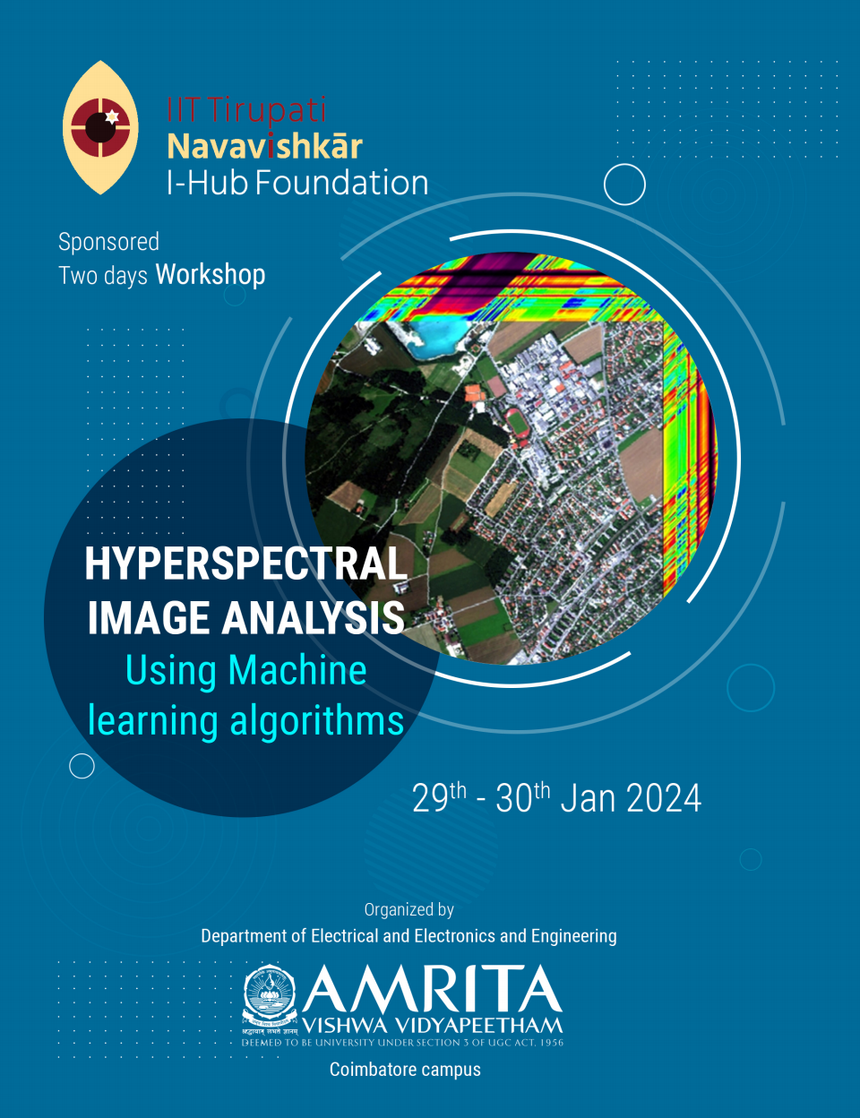 Hyperspectral Image analysis using Machine Learning algorithms 2023