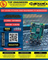 IoT using Python and Raspberry Pi Workshop 2024 Workshop Poster