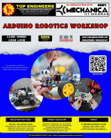 Arduino Robotics Workshop 2024 Workshop Poster