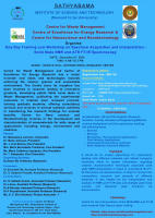 One Day Training cum Workshop on Spectrum Acquisition and Interpretation -Solid State NMR and ATR FT-IR Spectroscopy 2024 Training cum workshop Poster