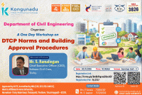 DTCP Norms and Building Approval Procedures 2026 Workshop Poster
