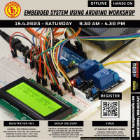 Embedded System using Arduino Workshop 2023