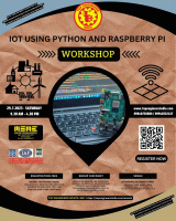 IoT using Python and Raspberry Pi Workshop 2023 Workshop Poster