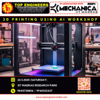 Workshop on 3D Printing 2025 Workshop Poster