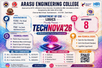 TECHNOVA'26 CSE Technical Symposium Poster
