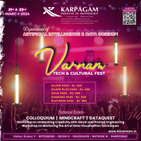 Varnam'24 Grand Tech and Cultural Fest Poster