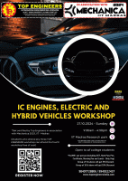 IC Engines, Electric and Hybrid Vehicles Workshop 2024 Workshop Poster