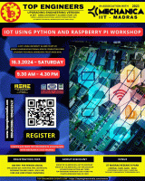 IoT using Python and Raspberry Pi Workshop 2024 Workshop Poster