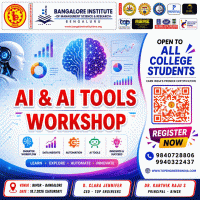 AI & AI Tools Workshop 2026 venue Poster