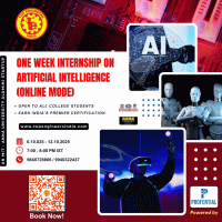 One Week Internship on Artificial Intelligence (online Mode) 2025