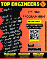 Python Programming Workshop 2023 Workshop Poster