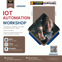 Iot automation using Raspberry Pi & Node-red Workshop 2025 Workshop Poster