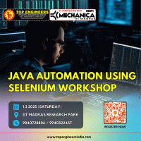 Java Automation using Selenium Workshop 2025 Workshop Poster