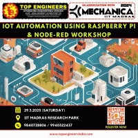 Iot Automation using Raspberry Pi & Node-red Workshop 2025 Workshop Poster