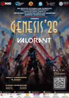 GENESIS'26/Valorant 2026 Esports Event Poster