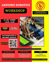 Arduino Robotics Worshop 2024 Workshop Poster