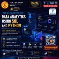Two Day Online Workshop Data Analytics using SQL and Python 2026 online Poster