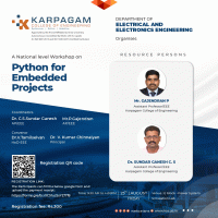 Python for Embedded Projects 2023 Workshop Poster