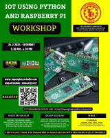 IoT using Python and Raspberry Pi Workshop 2024 Workshop Poster