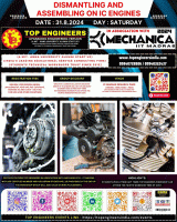 Dismantling and Assembling on IC Engines Workshop 2024 Workshop Poster