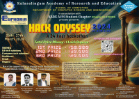 Hack Odyssey - an ACM event 2024 Hackathon Poster