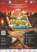 RetroFest'26 Scrolls to Screens Creative Storytelling Event  Poster