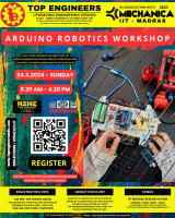 Arduino Robotics Workshop 2024 Workshop Poster