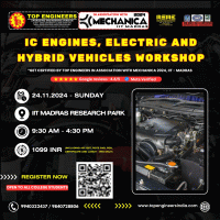 IC Engines, Electric and Hybrid Vehicles Workshop 2024 Workshop Poster