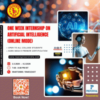 One Week Internship on Artificial intelligence (Online Mode) 2026