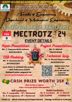 MECTROTZ’24 Technical Fest Poster