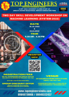 Two Day Skill Development Workshop on Machine Learning (System-2022)