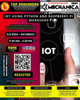 IoT using Python and Raspberry Pi Workshop 2024 Workshop Poster