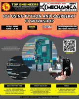 IoT using Python and Raspberry Pi Workshop 2024 Workshop Poster