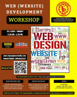 WEB (Website) Development Workshop 2024 Workshop Poster
