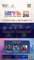 IKYA 2026 Intercollegiate Techno-Cultural Management Fest Poster