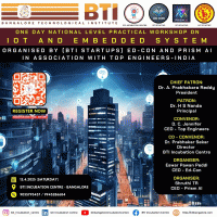 One Day National Level Practical Workshop on Iot and Embedded System 2025