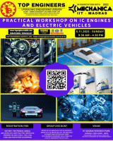 Practical Workshop on IC Engines and Electric Vehicles 2023 Workshop Poster