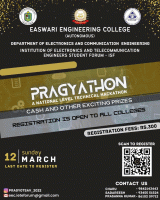 Pragyathon 2023 Hackathon Poster