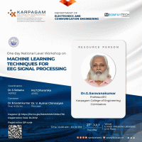 National Level Workshop on Machine Learning Techniques for EEG Signal Processing 2023 Workshop Poster