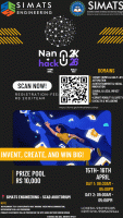 NANOHACK 2K26 Hackathon Poster