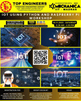 IoT using Python and Raspberry Pi Workshop 2023 Workshop Poster