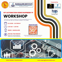 IoT Automation using Raspberry Pi Workshop 2026 venue Poster