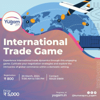 International Trade Game 2024 Management Fest Poster