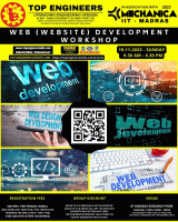 WEB (Website) Development Workshop 2023 Workshop Poster